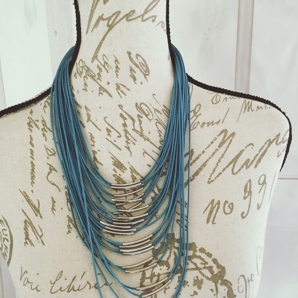 Charming Charlie Jewelry - Charming Charlie Strand Necklace Silver NWT